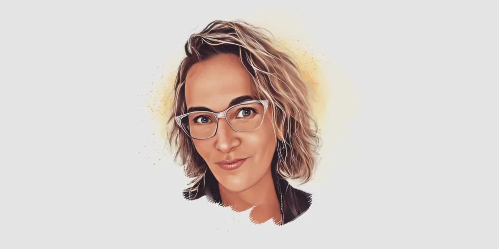 Portrait illustré de Nathalie Sauvé