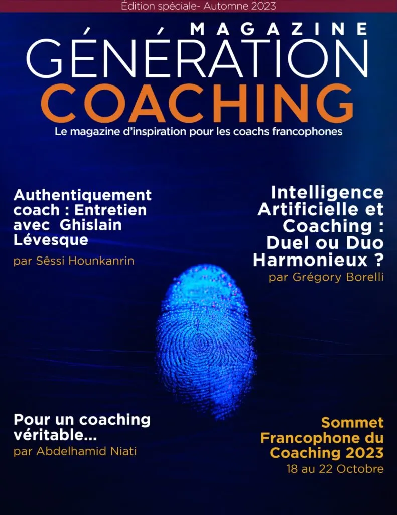 Couverture du magazine Génération Coaching, édition spéciale automne 2023